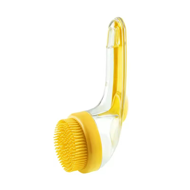 Washing Brush Pet Bath Brush With Built-in Soap Dispenser