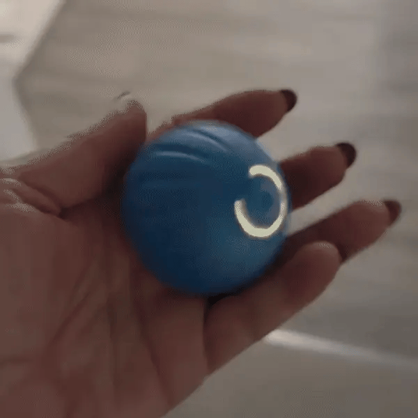 Interactive Bouncing Toy Moving & Flashing Light Ball For Dogs & Cats