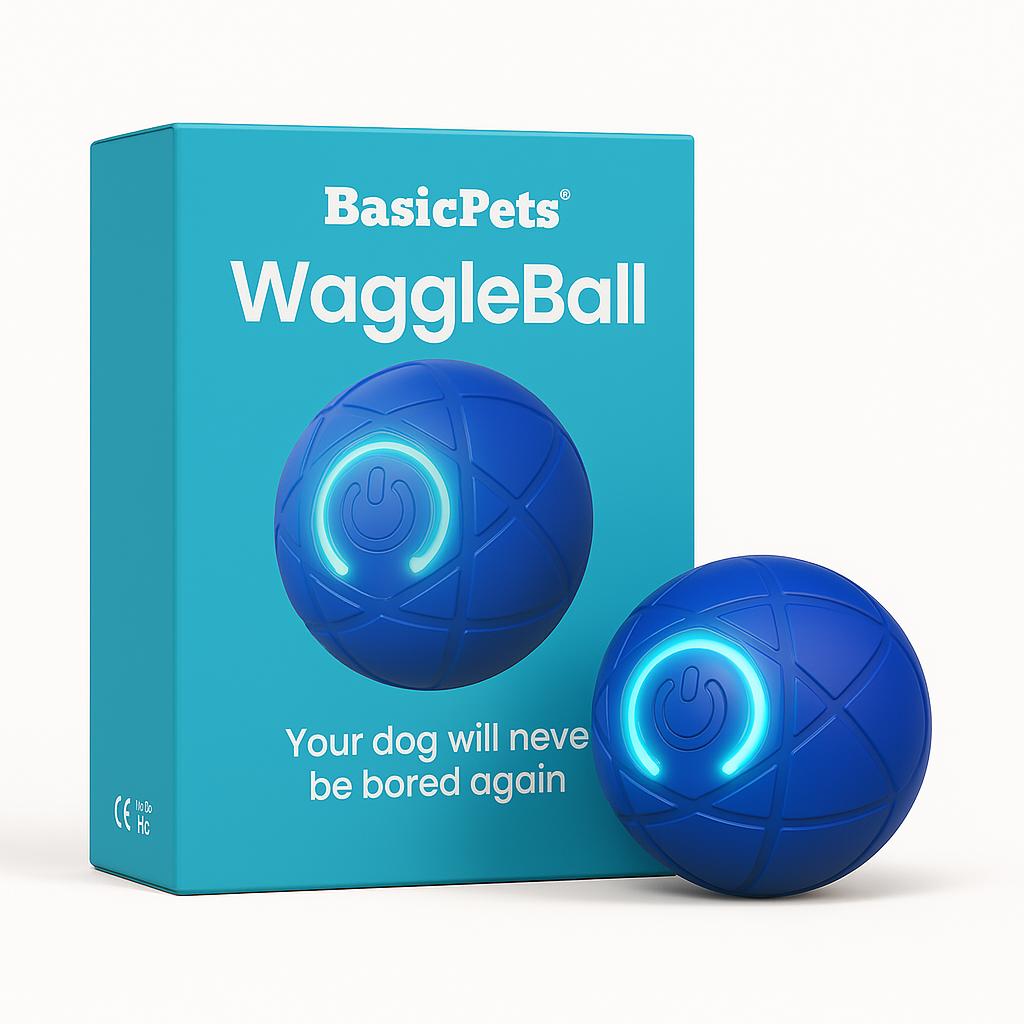 Interactive Bouncing Toy Moving & Flashing Light Ball For Dogs & Cats