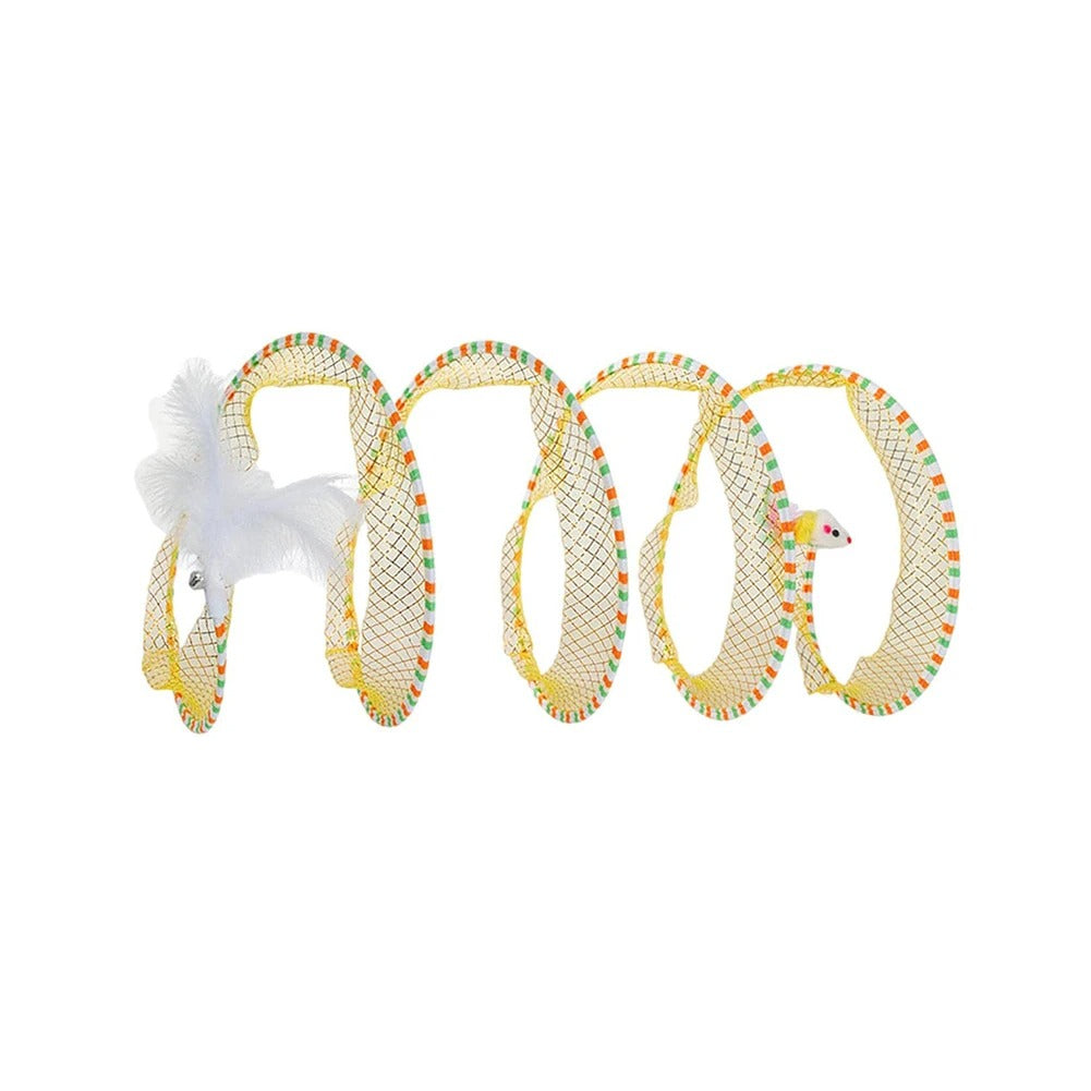 Spiral Toy Interactive Spiral Play Toy for Active Cats