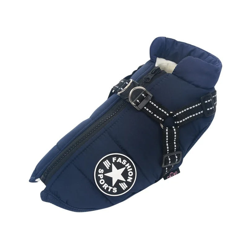 Dog Jacket Waterproof and Warm Raincoat for Winter Walks