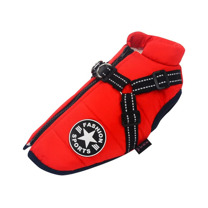 Dog Jacket Waterproof and Warm Raincoat for Winter Walks