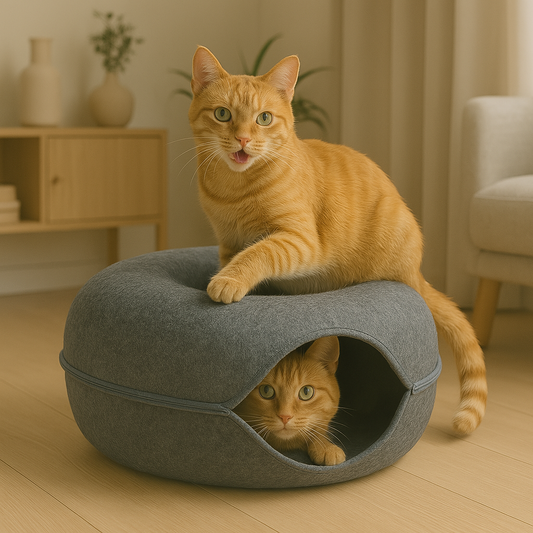 Cat Bed Interactive Tunnel And Resting Place